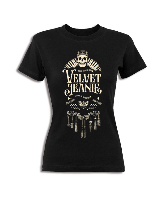 Velvet Jeanie - Esoteric Skull T Shirt (Ladies)